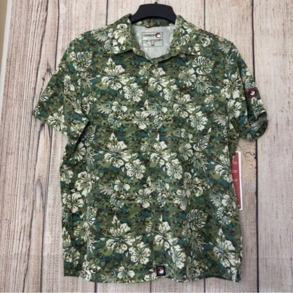 canada Weather gear Other - Canada Weather Gear Mens Vented Floral Camou performance shirt size Medium